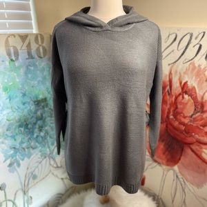EUC NY& Co. SOHO jeans poncho hooded sweater